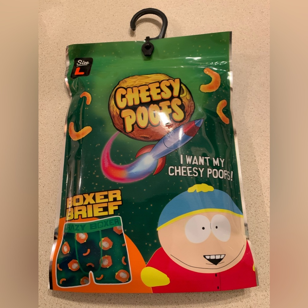 Men’s Crazy Boxer South Park Cheesy Poofs Boxer Briefs